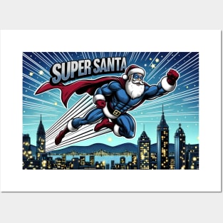 Super Santa Posters and Art